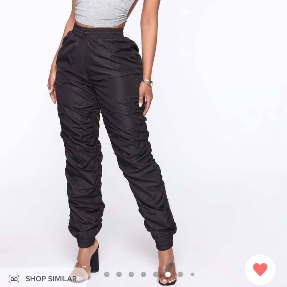 Fashion Nova Sporty Girl Ruched Jogger Pant